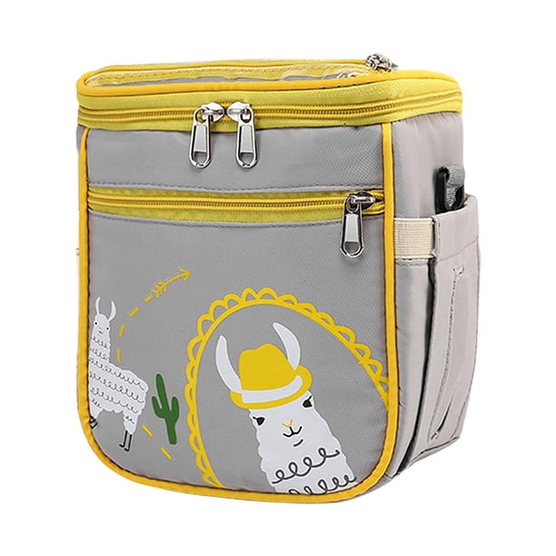 Organizador de cochecito de bebé Espacio grande para biberones gris Sunnimix Organizador de cochecito