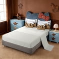 thumbnail image 3 of Erosebridal Farm Highland Cattle 7pcs Bedding Comforter Set,Bull Cattle Wildlife Farmhouse Cow Queen Bedding Sets For Adults,Reversible Light Gray, 3 of 7