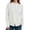 White, variant on Cardigan Sweaters for Women Long Sleeve Crewneck Button Up 3d Flower Open Front Knit Cardigans Fall Tops