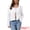 White, variant on DARING DIVA Women's Crochet Bolero Shrug Long Sleeve Tie Front Cardigan S White