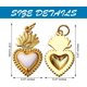 thumbnail image 2 of Golden Brass Charm with Enamel and Jump Rings for Jewelry Earrings Bracelet Necklace Making, 2 of 9