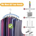 thumbnail image 5 of Organizador de armario NQ perchas de metal giratorias para pantalones azul, 5 of 5