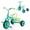 Green, variant on Babyjoy Toddler Tricycle with Removable Rear Storage Basket, Indoor Outdoor Toddler Bike Blue