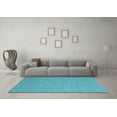thumbnail image 3 of Ahgly Company Indoor Rectangle Abstract Light Blue Contemporary Area Rugs, 5' x 8', 3 of 4