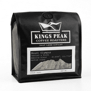 Local Kings Peak Coffee Roasters - Mt Olympus Blend, Whole Bean, Medium Roast, 8.8oz