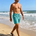 thumbnail image 2 of EOYWHK Chino Shorts Quick Dry Breathable Elastic Waist Chino Shorts for Men Soft Lightweight Casual Activewear Daily Wear Outdoor Green XXL, 2 of 6