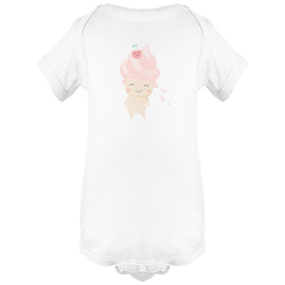Happy Ice Cream Cherry Bodysuit Infant -Image by Shutterstock,  6 Months