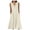 Beige, variant on OSOLU Solid Color Summer Dresses For Women Casual Sleeveless Linen Flowy Beach Vacation Dress With Pockets Cozy Sundress Wedding Guest Dress