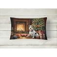 thumbnail image 2 of Jack Russell Terrier Cozy Christmas Throw Pillow 12 in x 16 in, 2 of 4