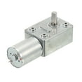 thumbnail image 1 of Motor eléctrico con engranaje de tornillo Uxcell DC 6V 30RPM con eje D de 6mm y caja de engranajes de alto par, 1 of 5