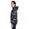 thumbnail image 3 of Champion B63284133 Mens Packable Quarter-Zip Jacket, Concrete Camo - Small, 3 of 3
