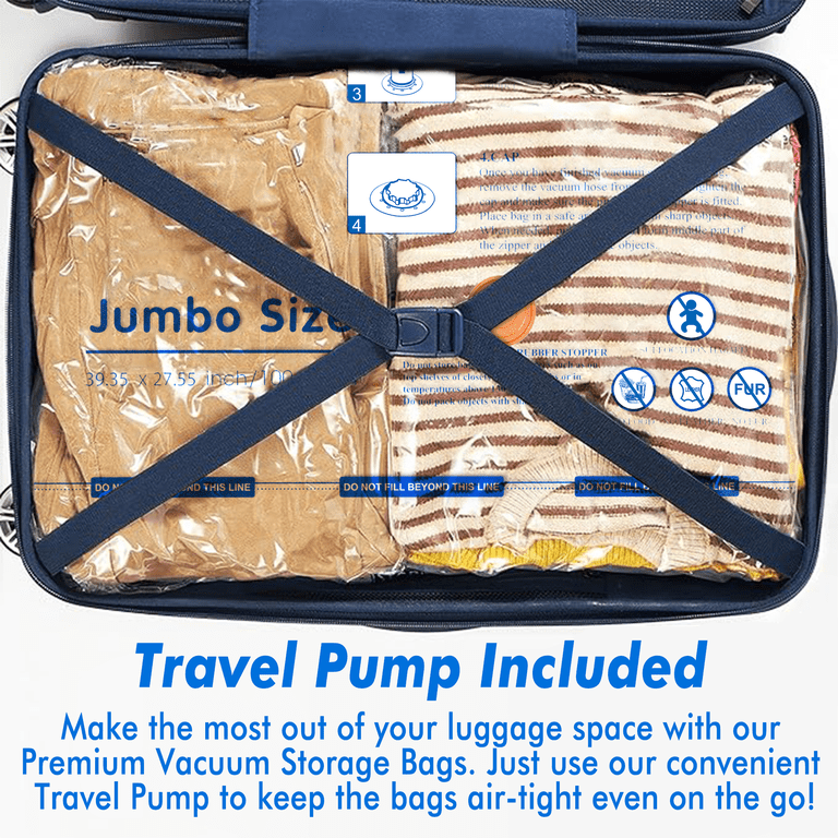 Tooloton Vacuum Storage Bags with Electric Pump, 24 Pack photo 6