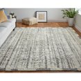 thumbnail image 2 of Feizy Ashby Transitional Stripes, Ivory/Gray, 2'6" x 8' Runner Easy Care Stain Resistant Pet & Kid Friendly Casual Floor Rug for Living room Bedroom, 2 of 8