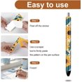 thumbnail image 3 of 80 pegatinas de transferencia UV DTF de 4,72 × 1,57 pulgadas, papel recubierto impermeable, 8 estilos, margaritas, girasoles y flores., 3 of 9
