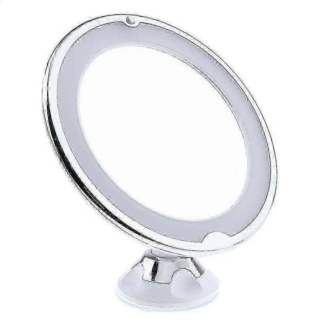 Fogless 10X Magnifying Bathroom Wall Mount Swivel LED Makeup Shaving Mirror 2025