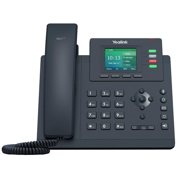 Yealink T33G Niveau d'Entrée Gigabit POE Couleur LCD 4 Lignes SIP-T33G