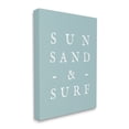 thumbnail image 4 of Stupell Industries Sun Sand & Surf Phrase Inspirational Painting Gallery Wrapped Canvas Art Print Wall Art, 24 x 30, 4 of 8