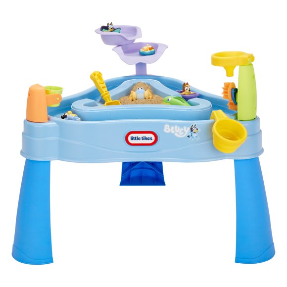 Little Tikes Bluey Water Table with 6 Accessories, Bluey Active Play, for Boys and Girls Ages 1-6 Years