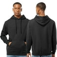 thumbnail image 7 of Tultex Men’s Fleece Hooded Sweatshirt 80/20 Ring-Spun Cotton/Polyester Pullover Essential Hoodie (White, L), 7 of 7