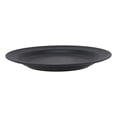 thumbnail image 3 of Contemporary Round 11.75"D Matte Black Melamine Extra Large Dinner Plates Set 6, 3 of 3