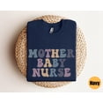 thumbnail image 2 of Mother Baby Nurse T-Shirt Postpartum Rn T-Shirt Nursing Grad Rn Gifts Ob LD Nurse Mother B, 2 of 6