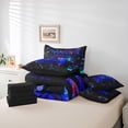 thumbnail image 6 of Castle Fairy Teens Graffiti Gamer Bedding Comforter Set,Abstract Splash Full Bedding Set, 6 of 8