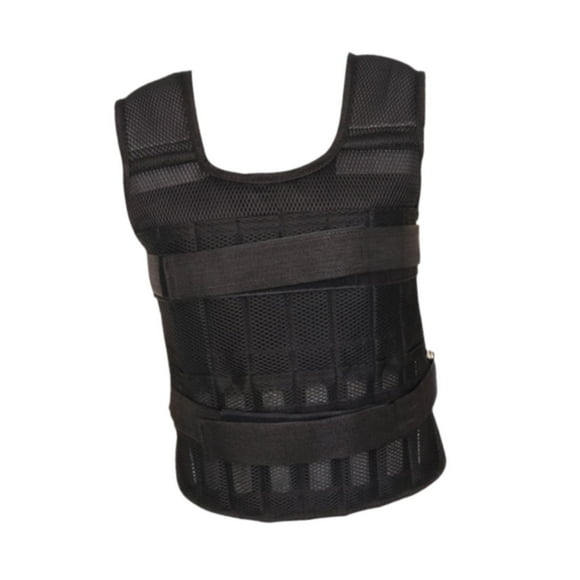 Chaleco con peso ajustable para entrenamiento para hombres y mujeres, chaqueta con peso vacía, chaleco con peso para gimnasio, escalada, deportes al 20 kilogramos