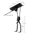 thumbnail image 2 of Bike Hanger – Overhead Hoist Pulley System with 100lb Capacity for Bicycles or Ladders – Secure Garage Ceiling Storage by RAD Cycle, 2 of 7