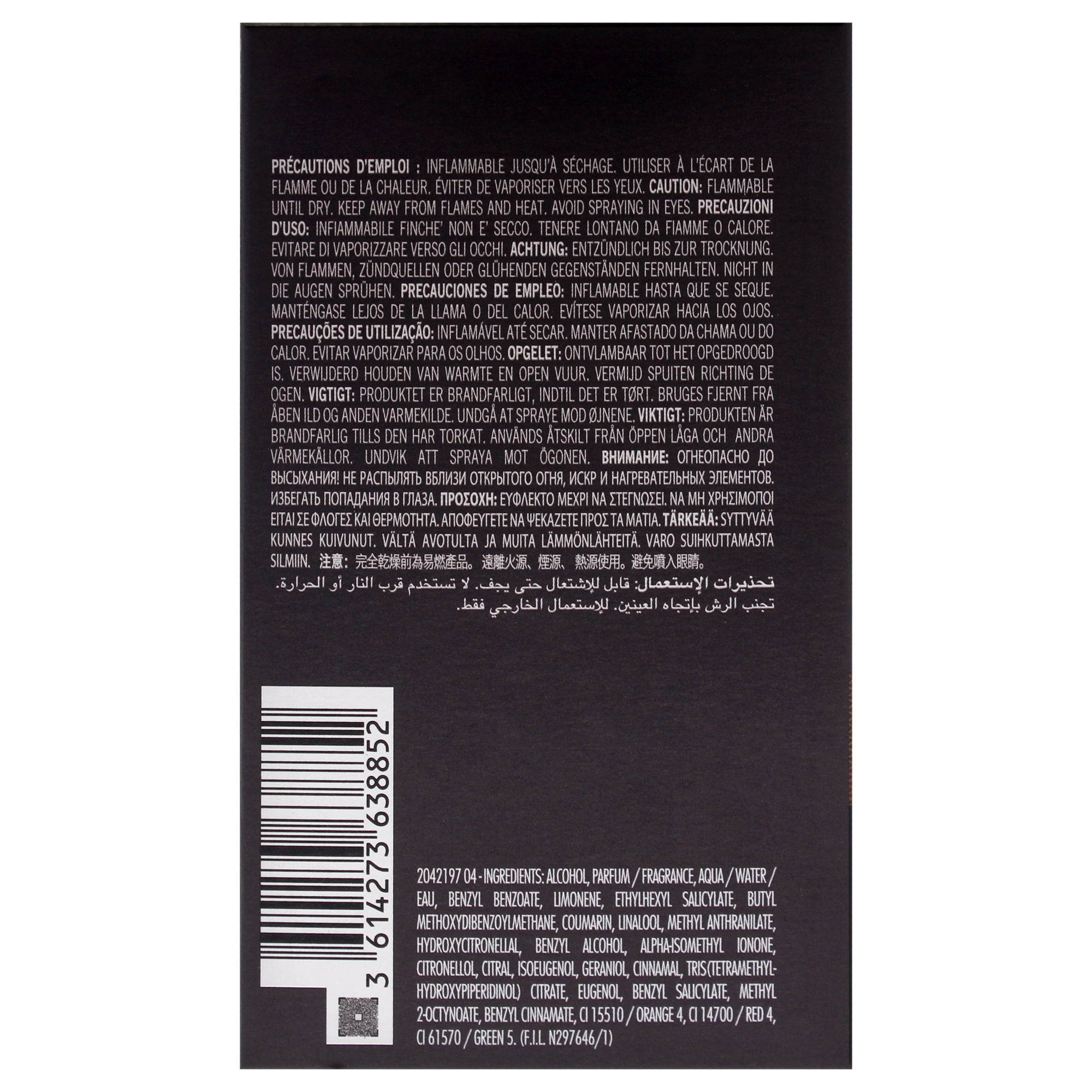 Azzaro The Most Wanted , 3.38 oz Parfum Spray