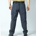 thumbnail image 4 of hotojiny Cargo Pants for Men Performance Fishing Work Outdoor Pants Multi Pockets Stretch Straight Leg Outdoor Hiking Pants, 4 of 4
