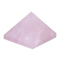thumbnail image 2 of Pink Crystal Pyramid,1PC Pink Crystal Rose Rose Quartz Pyramid Pyramid Figurines Exceptional Reliability, 2 of 14