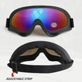 thumbnail image 5 of Motorcycle Goggles Kids,2 Pack Dirt Bike ATV Motocross Ski Goggles, Off Road Riding Racing Glasses for Child, Anti-UV Dust Airsoft Glasses for Men Women Youth Adult ( Black Frame/Color+clear Lens ), 5 of 7
