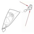 thumbnail image 2 of 2 Pcs Stop Light Lamp Bulb Holder Socket 4425186 For Focus Mk1 Mk2 Xfm500010, 2 of 5