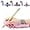 1PCS - Pink, variant on Pencil Gripper/Handwriting aid Tools,Ergonomic Writing Aid,Pencil Holder for Learning to Write