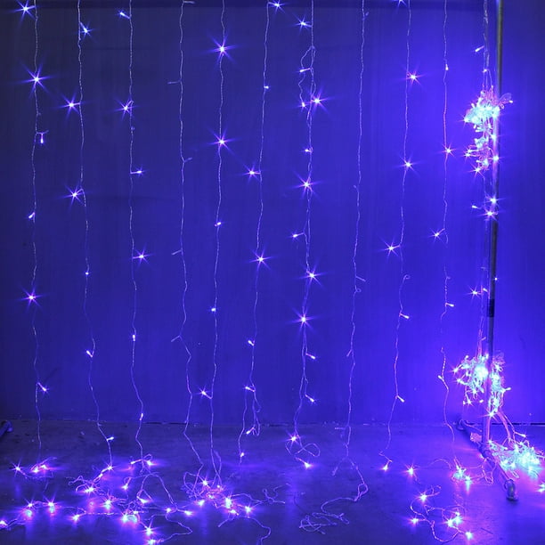 3x3 mètres 300 LED cordes lumière rideau lumineux AC 110-240V lumière de  Noël décoration de la maison éclairage 