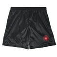 thumbnail image 3 of Justice League Movie Cyborg Logo Mens Lined Mesh Shorts, Black, Large, 3 of 6