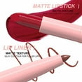 thumbnail image 6 of ONLYEOR Liquid Lipstick & Lip liner Combo Set, Matte Lips Kit, Lipstick + Lip Liner Matte Easy to Color 24hrs of Smoothly Moisturizing Shine Clear, Durable, Waterproof(A), 6 of 7