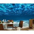 thumbnail image 3 of Papier Peint 3D Tranquille Mer Profonde SKU WAL0207, 3 of 10