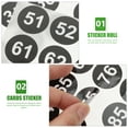 thumbnail image 6 of 80 Sheets  Number Stickers Round Serial Number Decals Self-adhesive Number Labels, 6 of 6