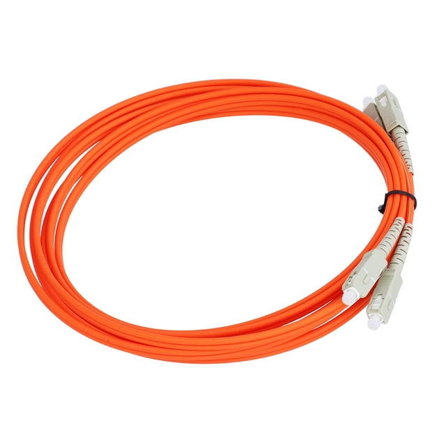Optical Audio Cable, Orange Fiber Optic Cable Plug And Play Multi Mode Dual Core For For Home
