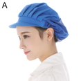 thumbnail image 2 of Xinyolin Unisex Dustproof Breathable Elastic Kitchen Chef Hat Cleaner Factory Work Cap, 2 of 8