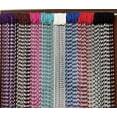 thumbnail image 4 of ZiDeTang 18 Rows Acrylic Calabash Door Beaded Curtain Home Décor String Doorway Room Divider Tassel Window Blind Screen Panel for Wedding café Office (39.3" x 76.7",Purple), 4 of 5
