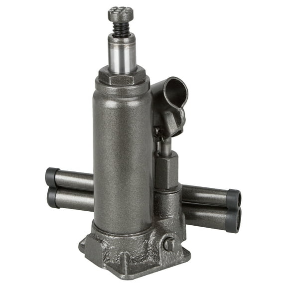 ProSource T010702 Hydraulic Bottle Jack, 2 ton, 7-1/8 to 13-9/16 in Lift, Steel, Gray