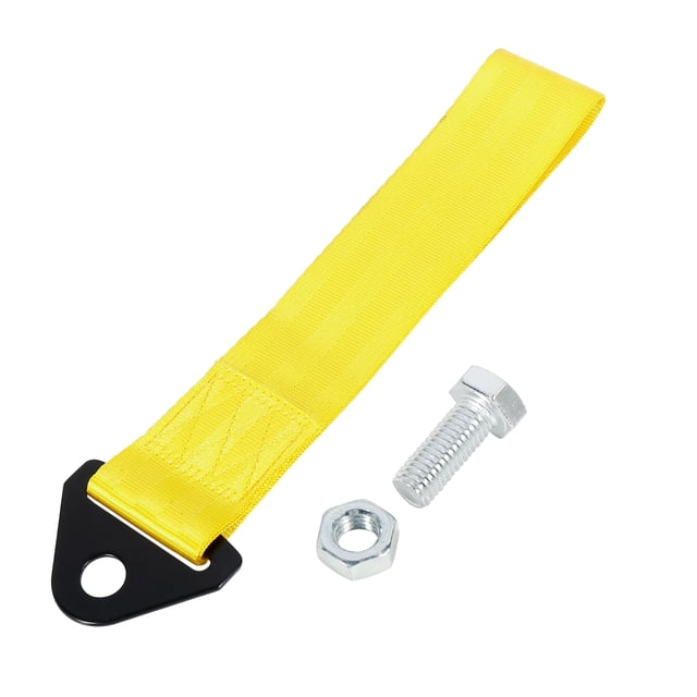 Fluorescente Universal Auto Remolcar Remolque Gancho Parachoque Remolque Cinturón Correa