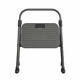 thumbnail image 2 of All Steel Step Stool: Black, Single Step, 225 lb Capacity, No Assembly Required, 2 of 9