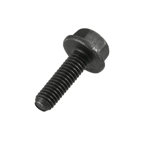 Uxcell M8-1.25x20mm Hex Serrated Flange Bolts 10.9 Grade Carbon Steel