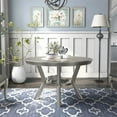 thumbnail image 6 of Furniture of America Bethlehem Wood Round 1-Shelf Dining Table in Gold Champagne, 6 of 9