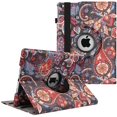 thumbnail image 1 of New iPad 9.7 2018 2017/ iPad Air 2/ iPad Air 1 Case - 360 Degree Rotating Stand Protective Cover Smart Case with Auto Sleep/Wake for Apple iPad 5th/6th Generation (Elephant), 1 of 6