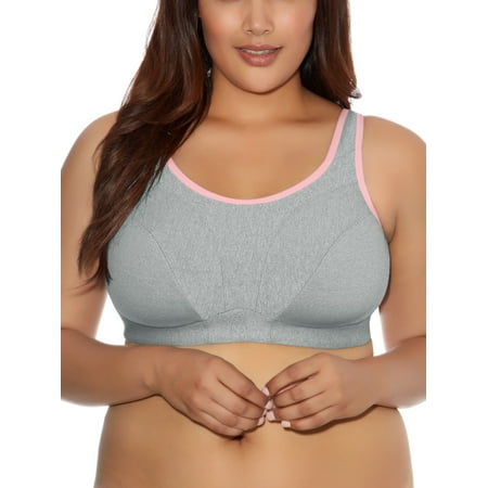 

Goddess Goddess Soft Cup Sports Bra Gray Heather 44D