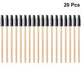 thumbnail image 4 of Shisuyan 20pcs Eyebrow Brush with Flat Head Polyester Cosmetic Tool for Salon Use, 4 of 8
